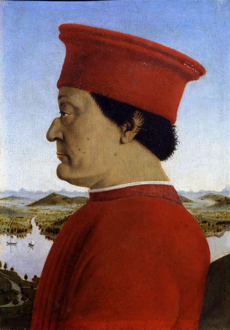 Piero Della Francesca Portraits Of The Duke And Duchess Of Urbino C