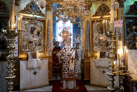 His Holiness Celebrates The Liturgy At The Russian Monastery Of St Panteleimon On Mount Athos