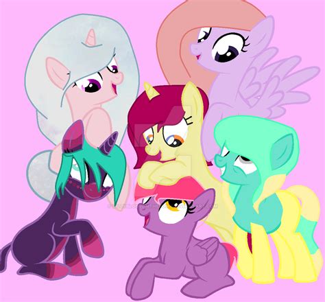 Mlp Oc Group Picture By Lillyblossomthepony On Deviantart