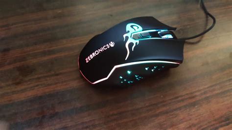 Zebronics Zeb Clash Gaming Mouse Unboxing 3600 Dpi Rgb Best