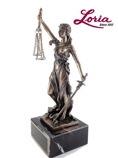 Lady Justice With Scales Of Justice Statue Loria Awards