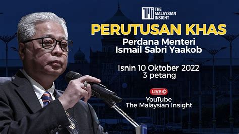 Live Perutusan Khas Perdana Menteri 10 Oktober 2022 Youtube