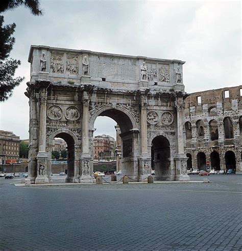 Arch Of Constantine 315 Ad Rome Italy