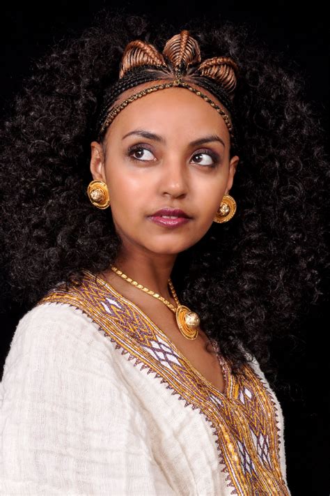 Habesha Bride Ethiopian Hair Natural Hair Styles Ethiopian Beauty