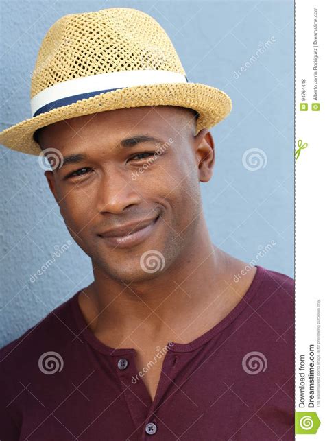 African Man With Fedora Hat Stock Photo Image Of Expressions