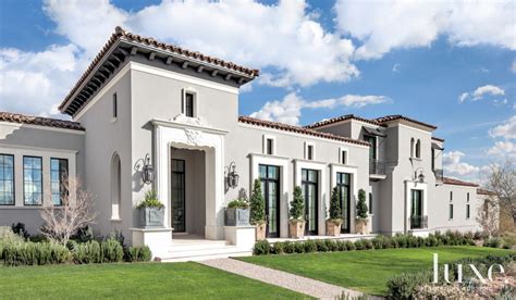 Formal Mediterranean With Stucco Facade Dream House Exterior Stucco