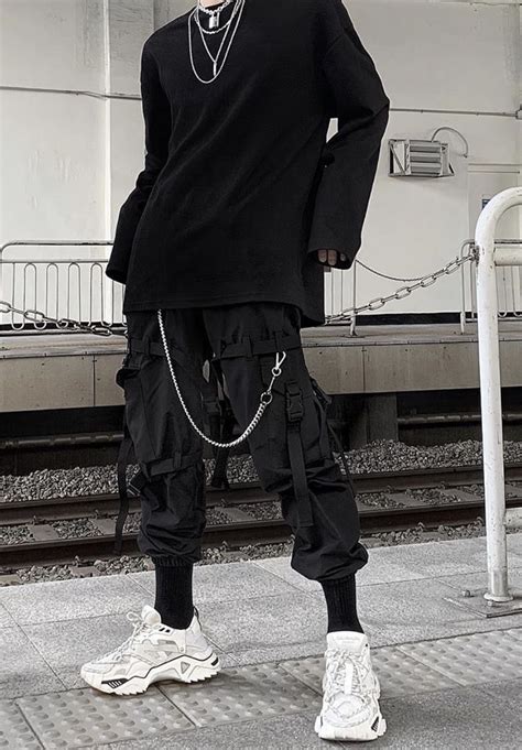 Pin De Clp Streetwear Techwear Em Black Clothes Roupas