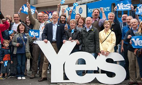 Scottish Independence Yes Campaign Gets Poll Boost Politics The Guardian