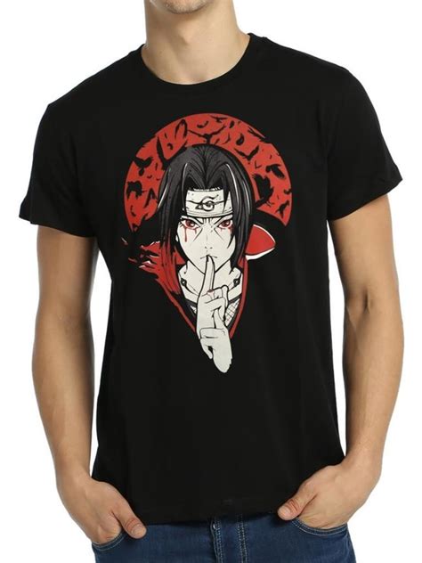 Bant Giyim Naruto Itachi Uchiha Siyah Erkek T Shirt Fiyatı