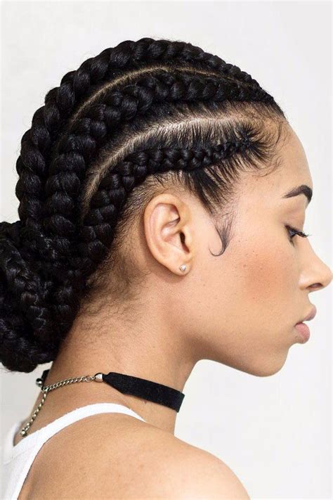 9 Babes Who Ll Convince You Cornrows Are A Cold Weather Must Natural Hair Cornrow Braid