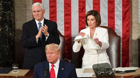Nancy Pelosi Ripping Donald Trumps Speech May Not Have Been Planned But It Was Effective Cnn