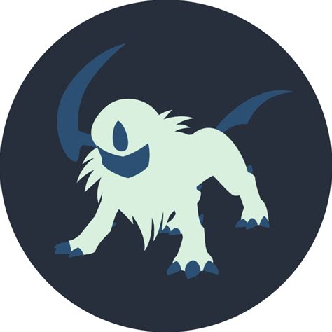 Minimalist Absol Icon Free To Use By Jedflah On Deviantart