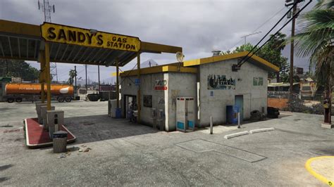 Mlo Sandys Gas Station Add On Fivem Gta5