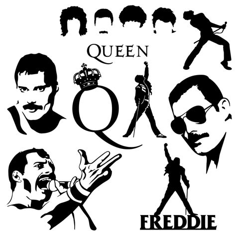 Queen Band Cricut File Svg Png Dxf Eps Lightboxgoodman