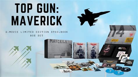 Top Gun Maverick 2 Movie Collection Limited Edition Steelbook Box Set