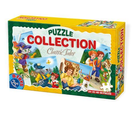 D Toys Puzzles Fairy Tales Childrens Jigsaw Puzzle 4 Pack Large 24