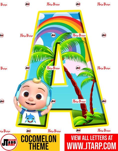 Cocomelon Alphabet Letters Printable