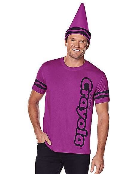 vivid violet crayon costume kit crayola