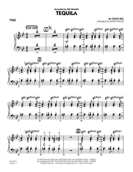 Tequila Piano By Chuck Rio Digital Sheet Music For Download