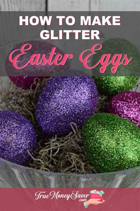 How To Make Beautiful Diy Glitter Easter Eggs Easter Eggs Unique