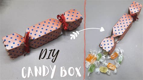 How To Make A Paper Candy T Box 🍬🍭diy Candy T Box Candy Box