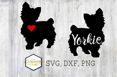 Yorkie SVG PNG DXF Terrier Dog Breed Lover Cut File Vector (277648