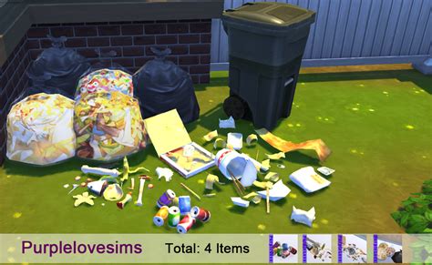 My Sims 4 Blog Garbage Set By Purplelovesims