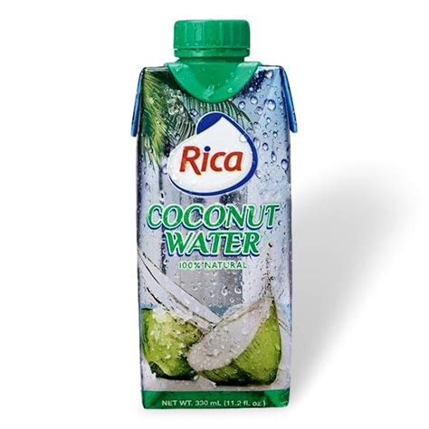 Rica Coconut Water 100 Natural Agua De Coco 111 Fl Oz Pack Of 12