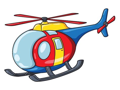 Premium Vector Helicopter Cartoon