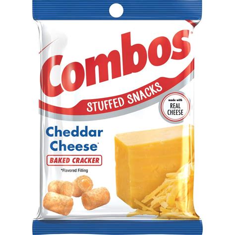 Buy Combos Cheddar Cheese Cracker Baked Snacks 63 Ounce Bag Pack Of 12