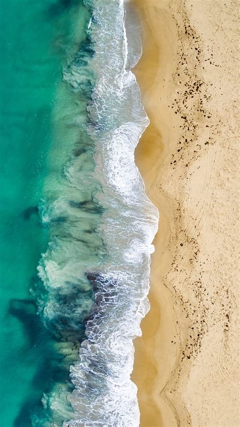 1920x1080px 1080p Free Download Birds Eye Beach Ocean Wave Drone