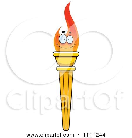 Grabing a torch animated drawing. Cartoon Clipart Of A Black And White Happy Greek Man ...