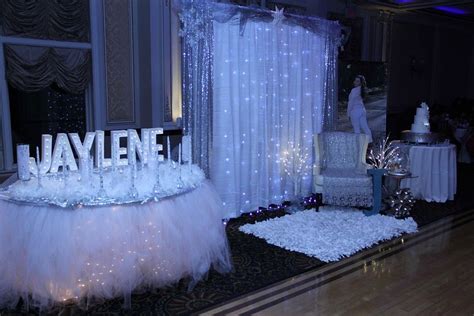 Master Set Up Backdrop And Chair Winter Wonderland Sweet