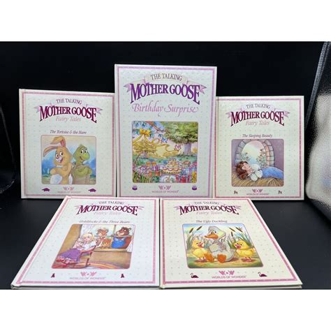 Lot Of 5 The Talking Mother Goose Fairy Tales World Of Wonder Etsy