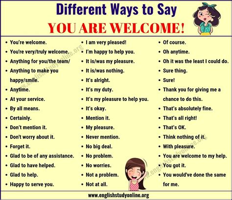 Ways To Say Youre Welcome In Email Kcpc Org