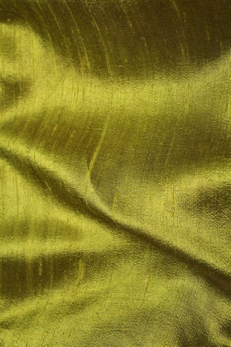Green Raw Silk Fabric Akrithi