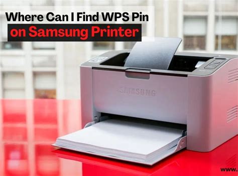 Where Can I Find Wps Pin On Samsung Printer By Denny Day On Dribbble