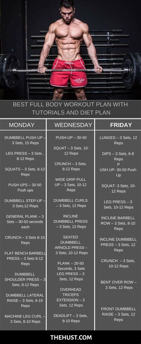 Full Body Best Workout Plan Total Body Workout Plan Full Body