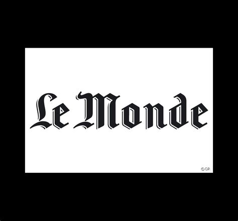 Le Logo Du Journal Le Monde Photo Puremedias