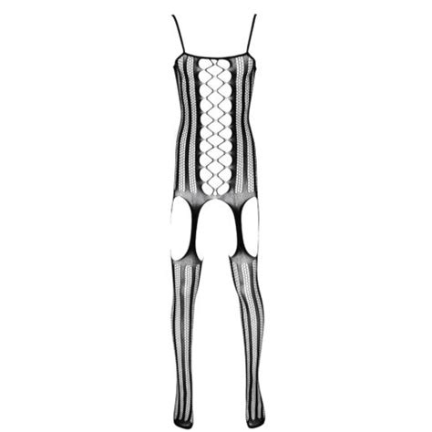 Mens Sheer Mesh Pantyhose See Through Bodysuit Stretchy Crotchless Body
