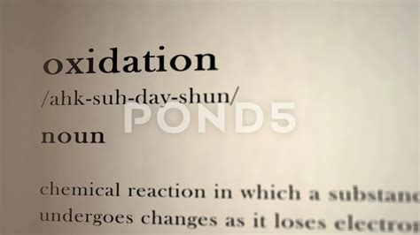 Oxidation Definition