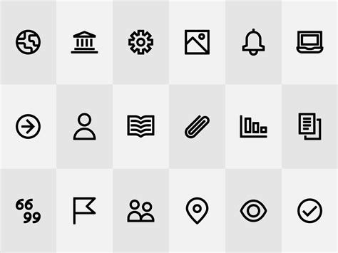 Frontiers Ui Icons By James Round On Dribbble