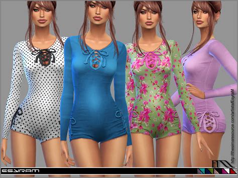 Ivory Bodysuit The Sims 4 Catalog