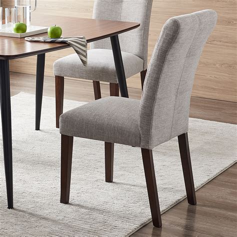 4.5 out of 5 stars 16. Modern Linen Cloth Upholstered Fabric Parsons Kitchen and Dining Room Chair in Gray 2 Pack ...