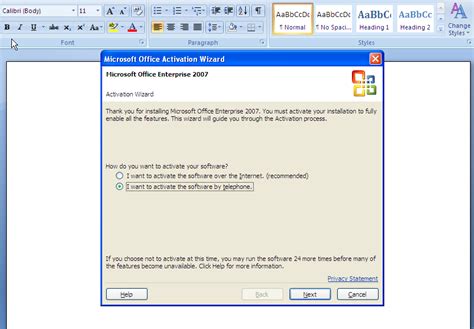 Activation Office 2007 ~ Software Gratis