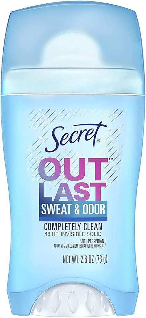 secret outlast completely invisible solid clean antiperspirant deodorant 2 6 oz uk