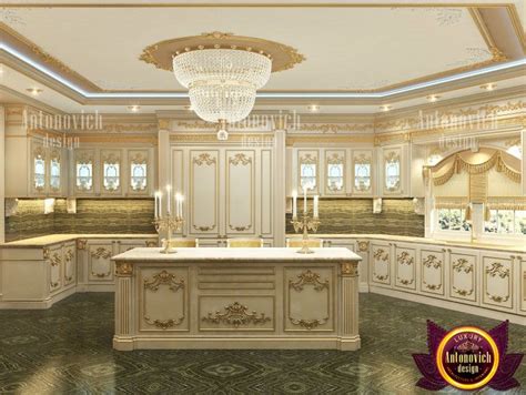 Elegant Kitchen Interior Fit Out In Dubai Luxury Interior Luxury
