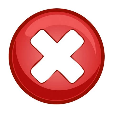 The Red X Icon Can Fx Symbolize Delete Exit And Remove X