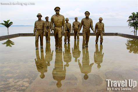 Macarthur Landing Memorial National Park Statues Leyte Tacloban Travel Up