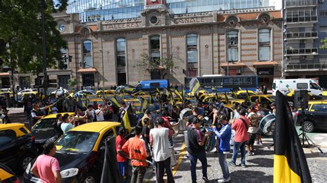Día Complicado En El Centro Por Otra Movilización De Los Taxistas Infobae